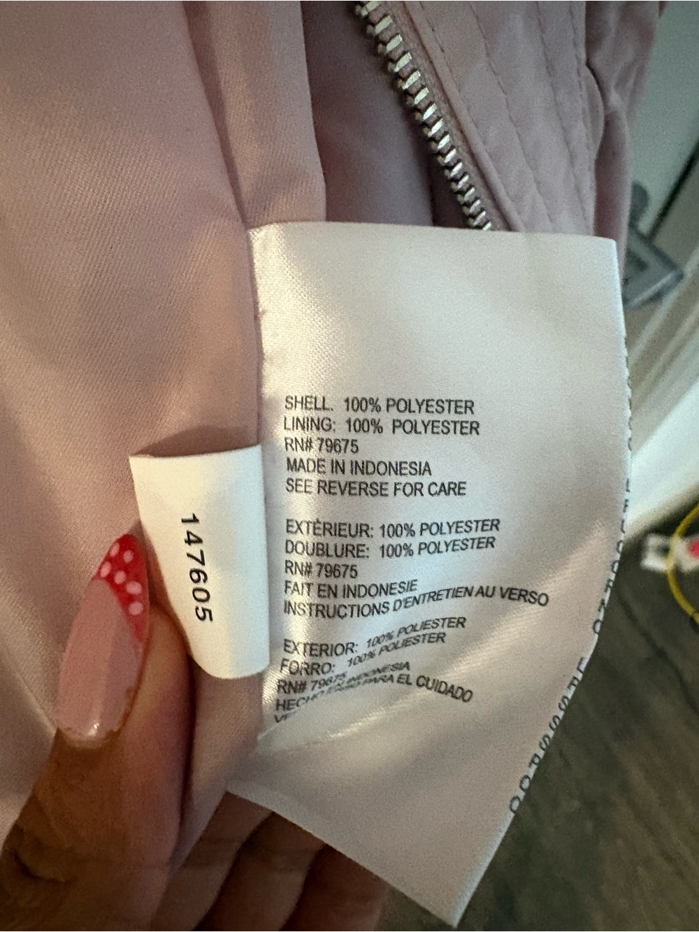 MICHAEL Michael Kors Light Pink Hooded Rain Jacket - Picture 7 of 8